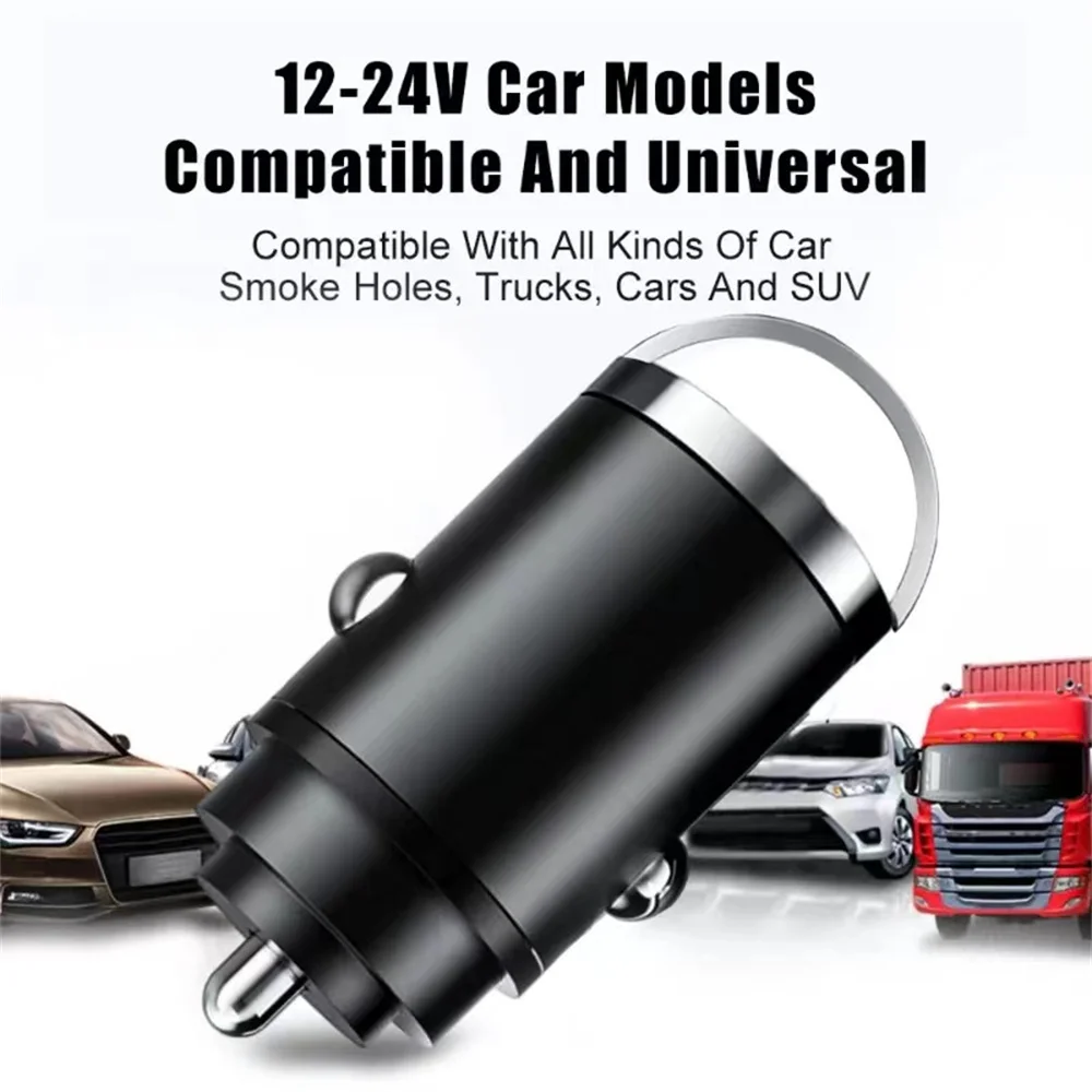 Caricabatterie da auto USB da 100 W tipo C, adattatore per telefono a ricarica rapida QC3.0, presa per accendisigari per iPhone, Samsung, Xiaomi, Huawei - Image 6