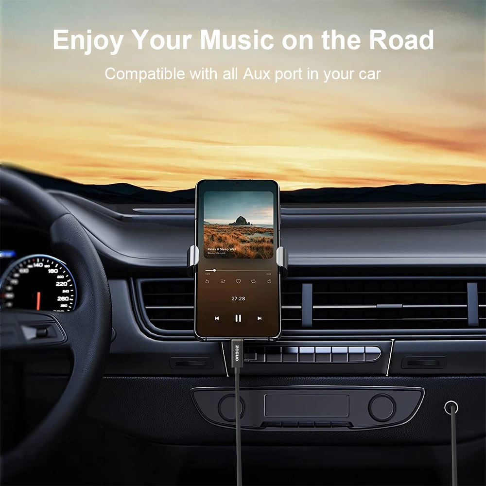 ZOGUO USB CŸ 3.5mm  - AUX ̺, CŸ  ī, ڵ Ŀ , Tipo C  