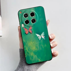 Fashionable Marble Black Soft Shockproof Phone Case Cover, 6.78 for Tecno Camon 30 5G (K01)