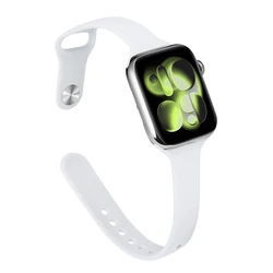 Slim Silicone Sport Bands - 44 - 45 - 49 - S11 - 10 46mm (08 white)