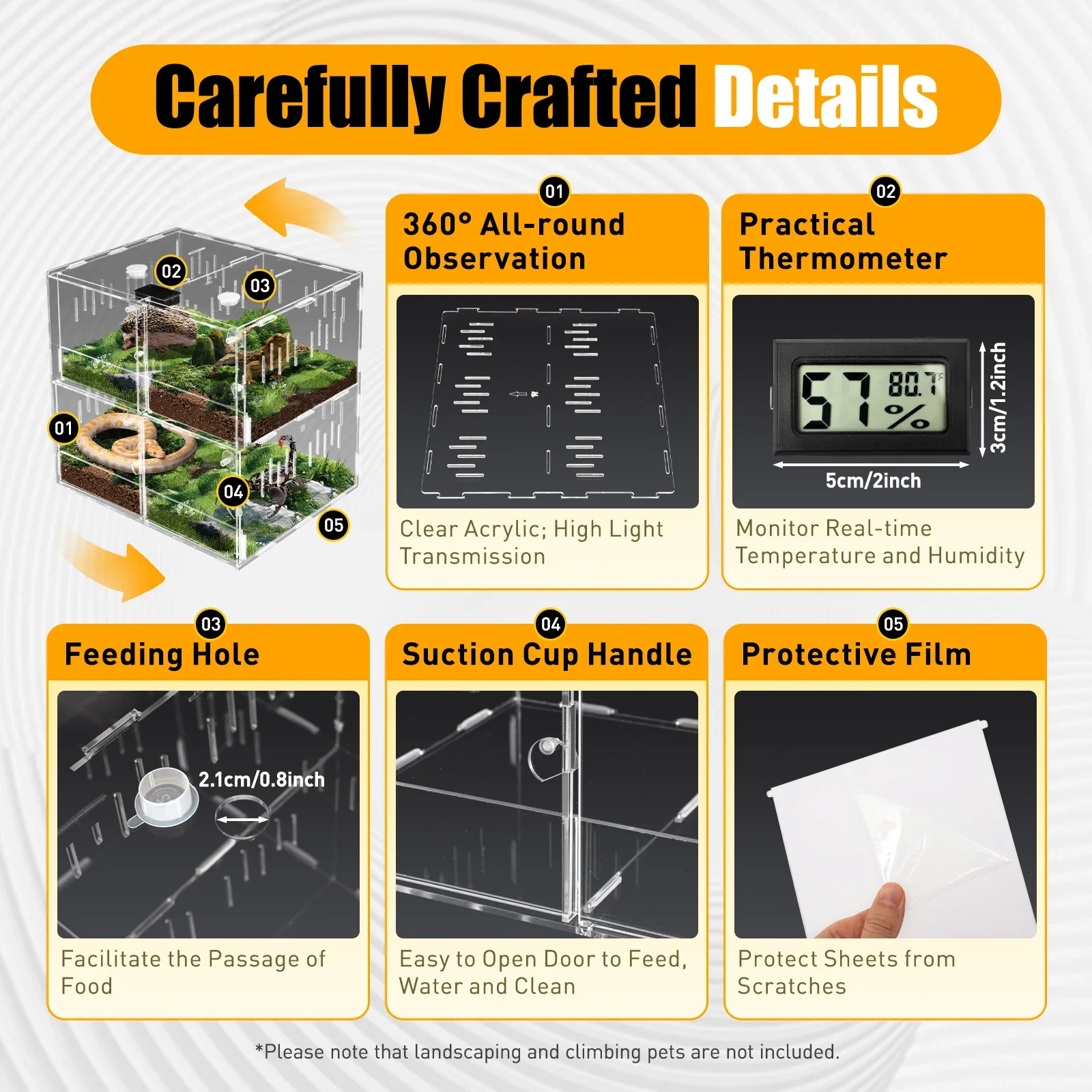 Reptile and Insect Breeding Box/Habitat 6