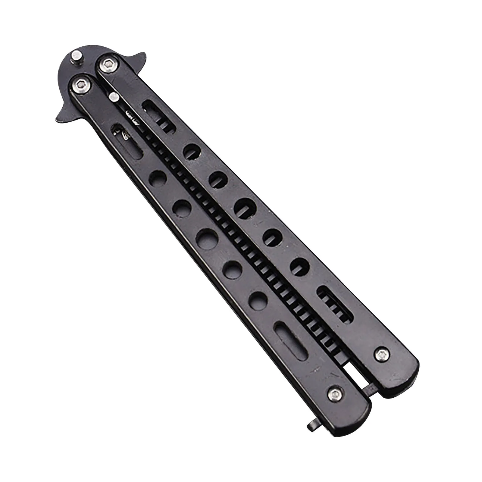 Stainless Steel Folding Butterfly Combs Stainless Steel Folding Training Practice Combs Hair Styling Tools For Sport Outdoor Use