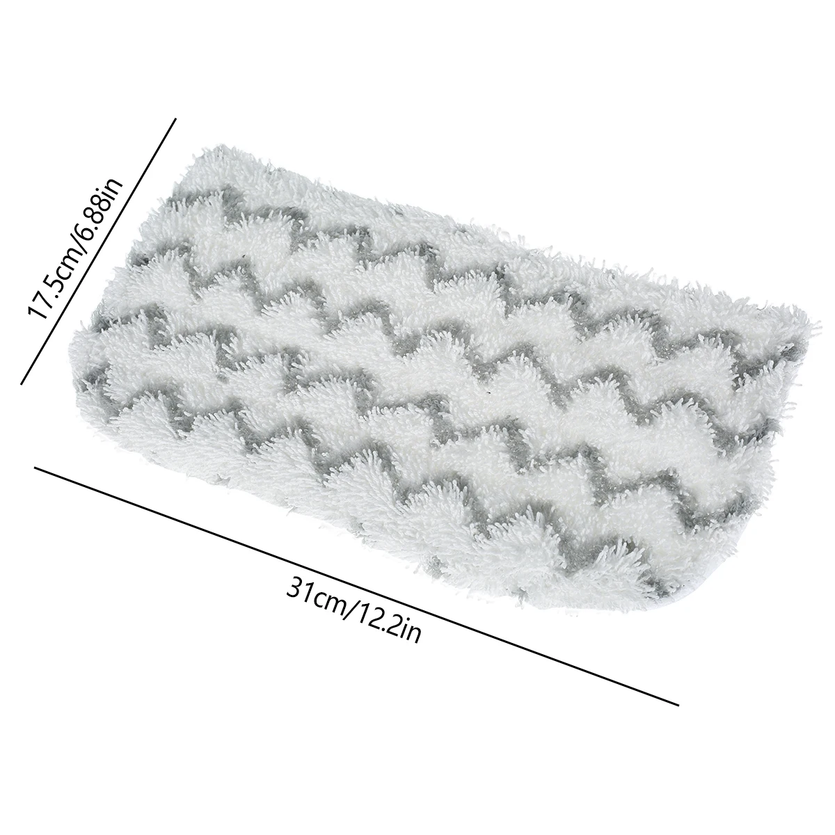 4/8/12Pcs Steam Mop Replacement Pad Reusable Microfiber Washable Soft Cleaner Pad Compatible with Shark Steam Mop Strong Absorb