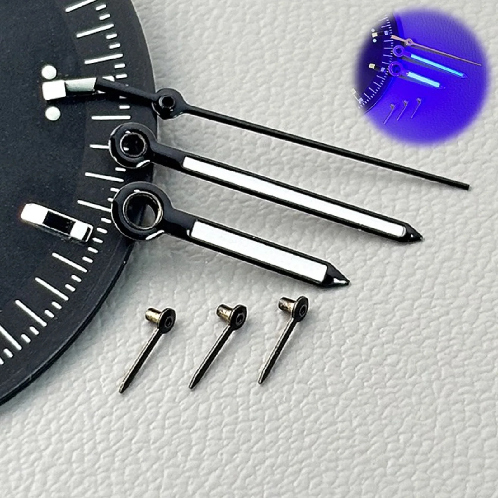 Quartz Movement Watch Hands - Blue Luminous High-Quality Modified Accessories