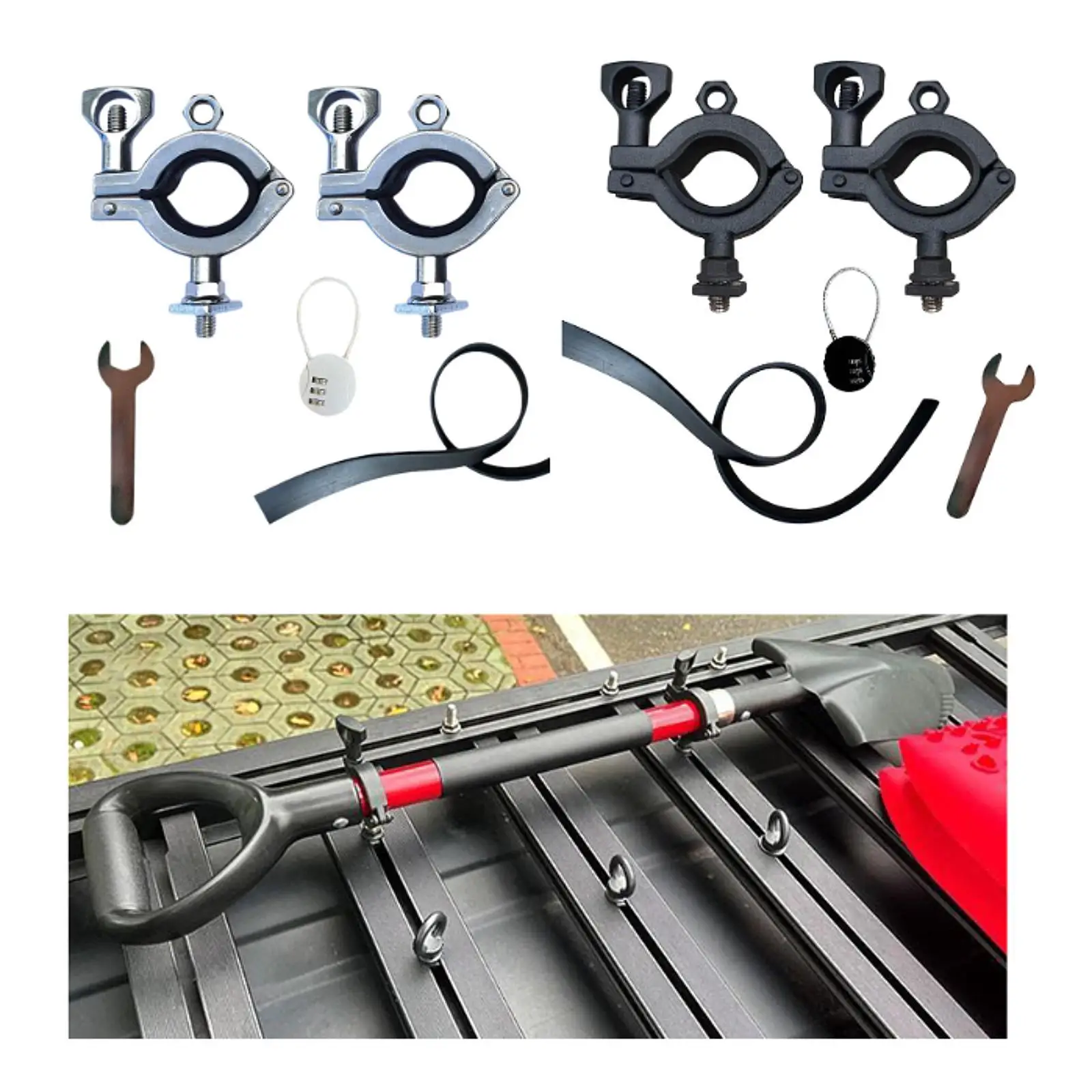 Soporte para pala de techo para camioneta SUV y camionetas de viaje por carretera