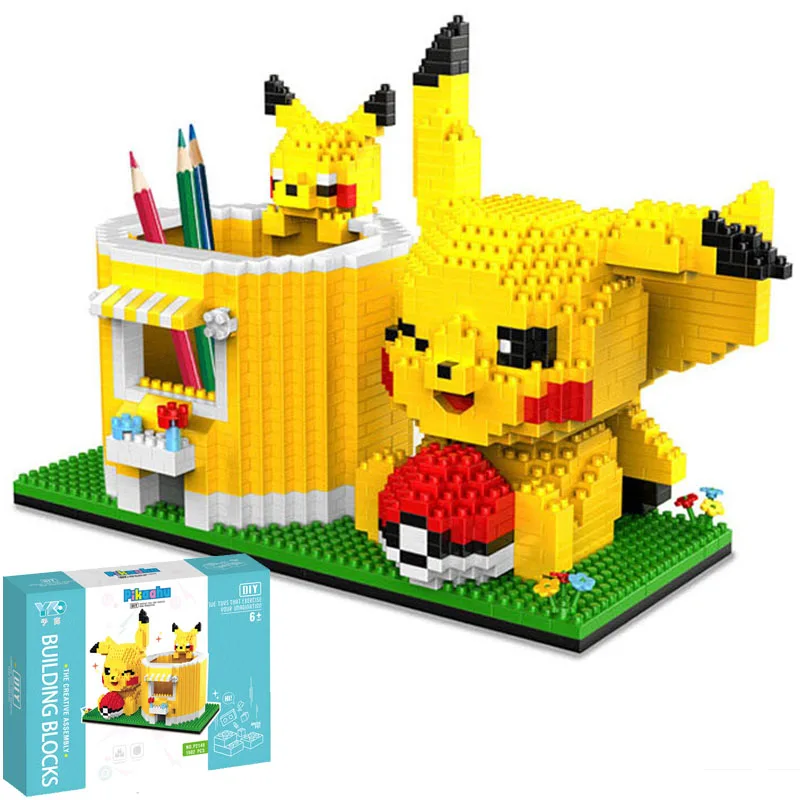 Pokemon Building Blocks Pikachu Pen 