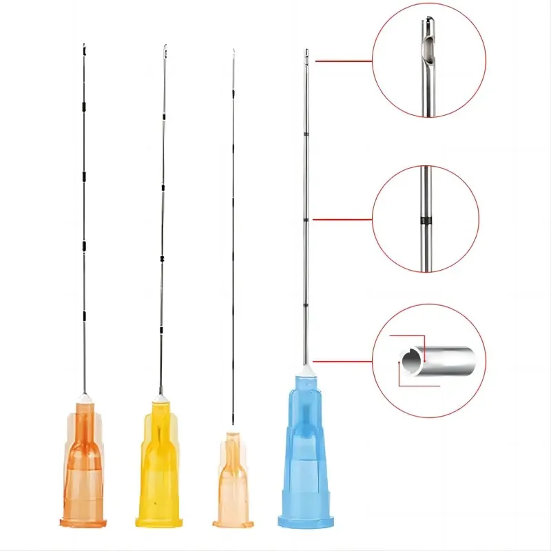 10pcs Medical microcannula 18G 21G 22G 23G 25g 27G 30G 50mm 70mm Blunt Tip Micro Cannula Needle for
