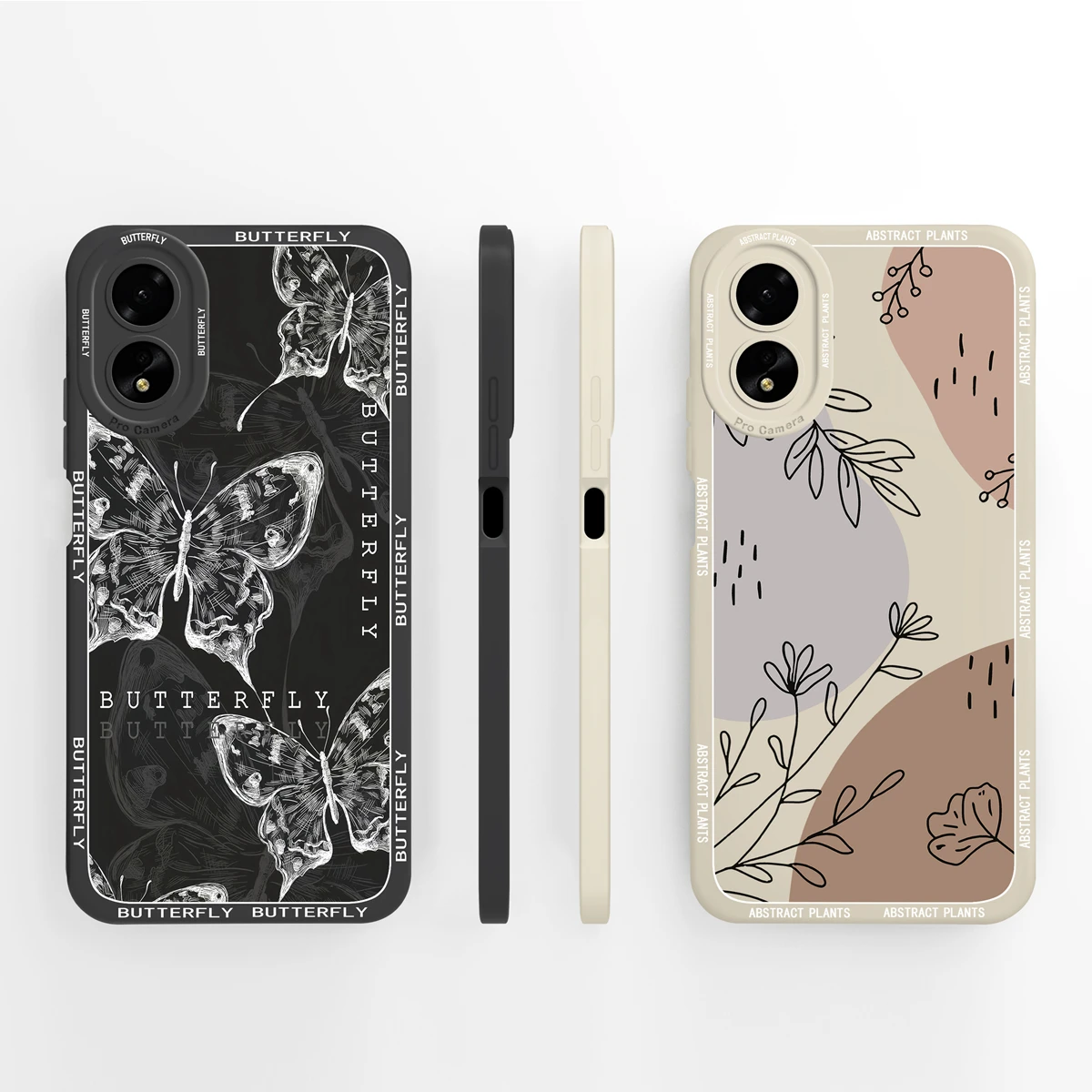 

For Oppo A38 Phone Case Oil Painting Full Protection Back Cover Liquid Silicone Shockproof Protectors For Oppo A 38 4G Carcasa