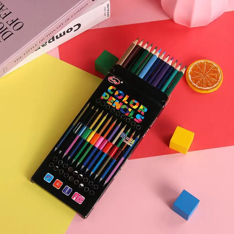 Colour Block Sketching Pencil Set - 12pc