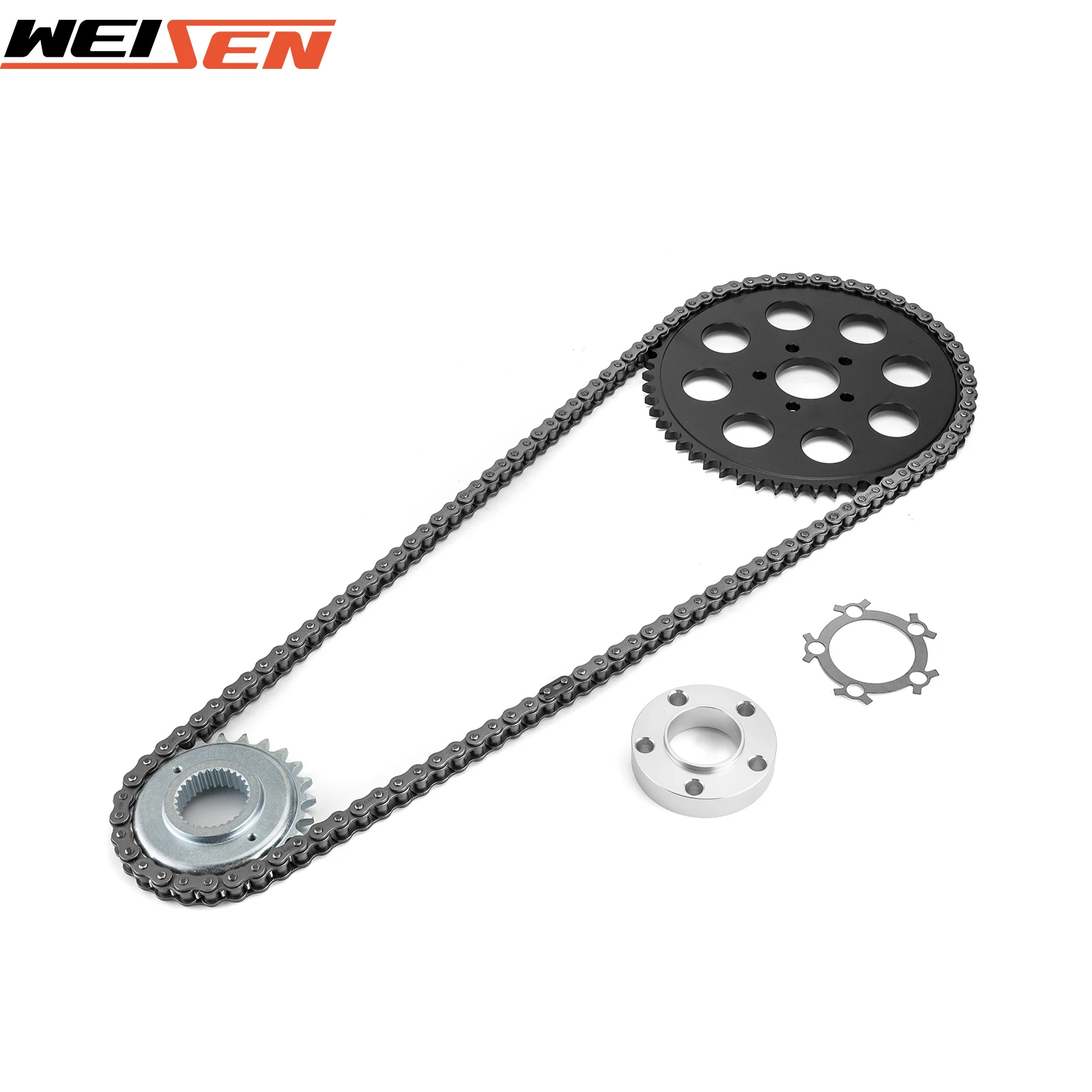 Motorcycle Chain Drive Conversion Kit Rear Front Sprocket for 2006- Harley-Davidson Dyna Twin CAM SUPER GLIDE、STREET BOB