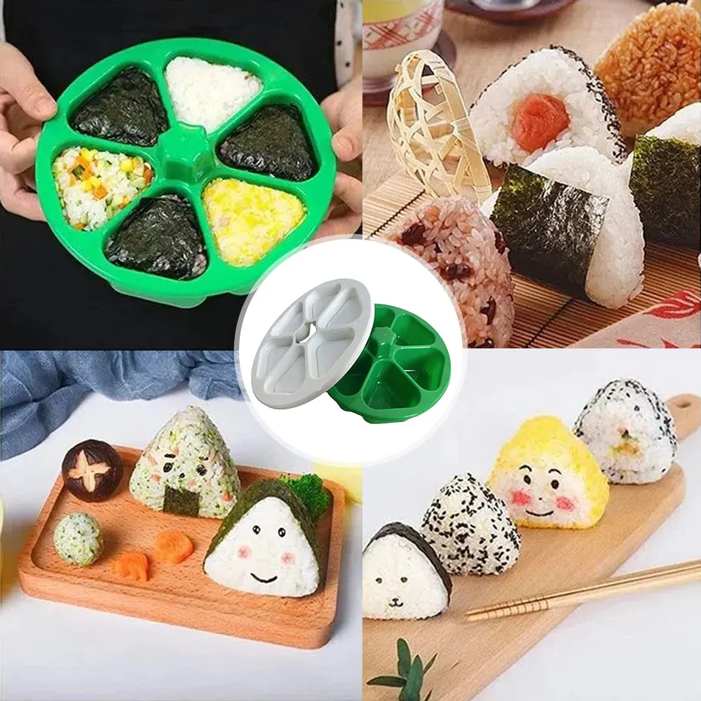 1pc DIY Sushi Mold, Onigiri Rice Ball Food Press Triangular Sushi Maker  Mold, Sushi Kit, Japanese Kitchen Tools, Bento Box Accessories, DIY Supplies