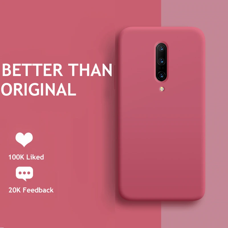Premium Liquid Silicone Soft TPU Phone Case - Original Matte Protective Cover
