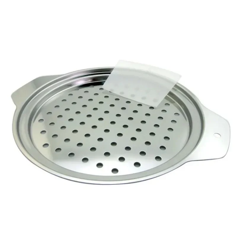 Stainless Steel Spaetzle Maker Lid with Scraper Traditional German Egg Noodle Maker Pan Pot Spaghetti Strainer