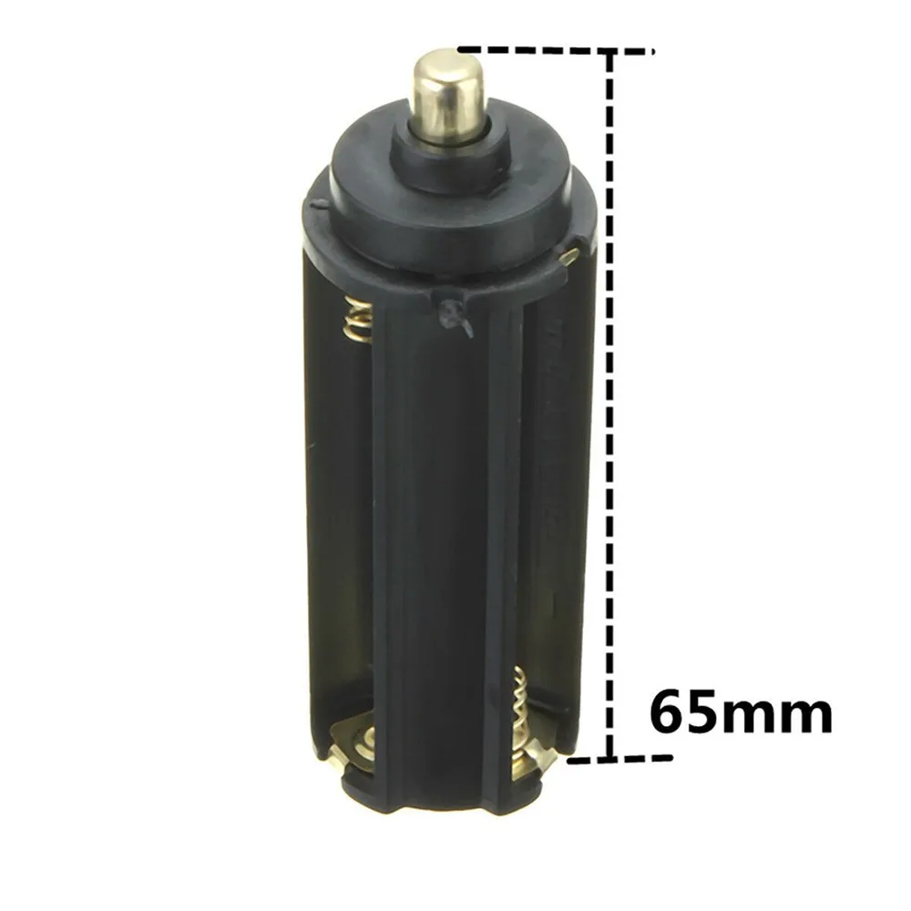3Pcs Battery Holder Case Rack Box Flashlight Torch For AAA To 1865 Bracket