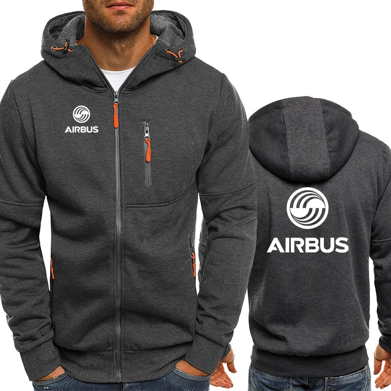 Lonya Capuchontrui met capuchon voor heren, fleece, hoodie, ritssluiting, sweatjack, effen sweatshirt, pullover, zwart, XXL