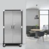 Classics UltraHD Solid Steel Rolling Lockable Metal Storage Cabinet Locker Organizer w/Adjustable Shelves for Garage, Wa 2