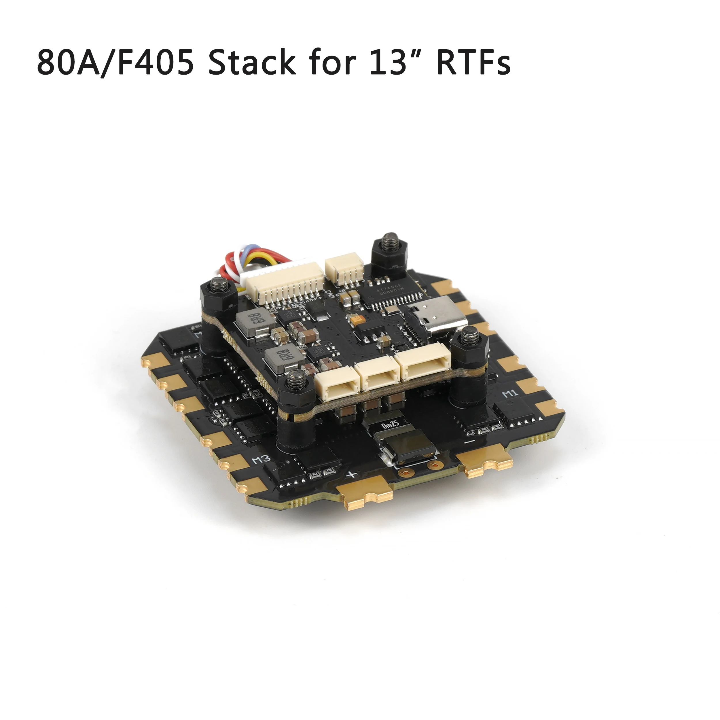 Axisflying Argus ECO Stack 80A+F722/F405 Flight Controller 6S-8S Suitable for 13 inch FPV Drone DIY Part fc&esc stack,flight controller,drone core board