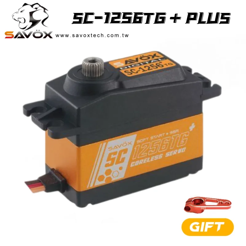 SAVOX 1256TG + PLUS 0.15S 20KG digital servo High Torque Titanium Gear