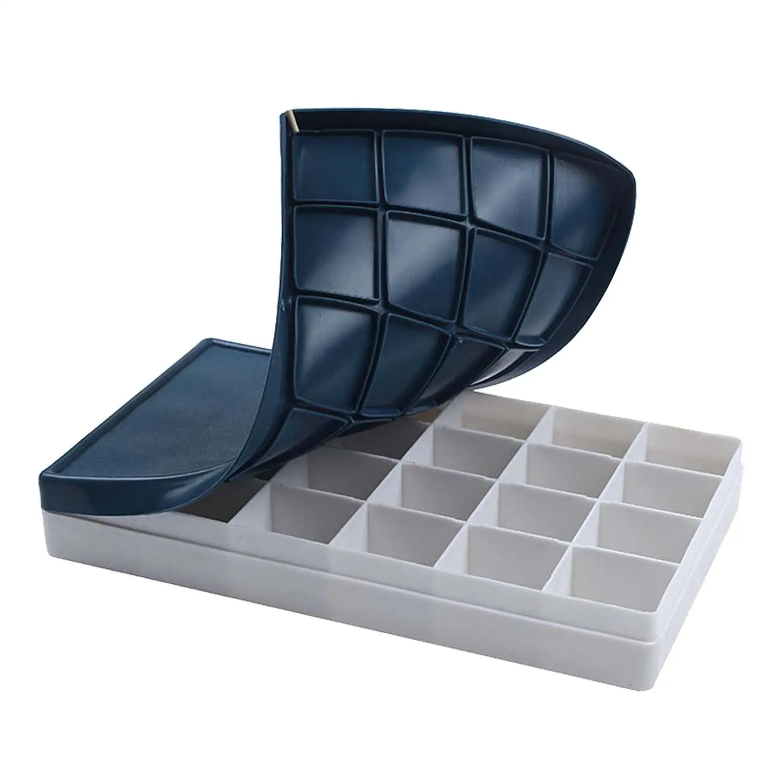 Watercolor Palette Painting Pallet 24 Wells Painting Palette with Lid Foldable Watercolor Paint Box for Oil Paint watercolor palette