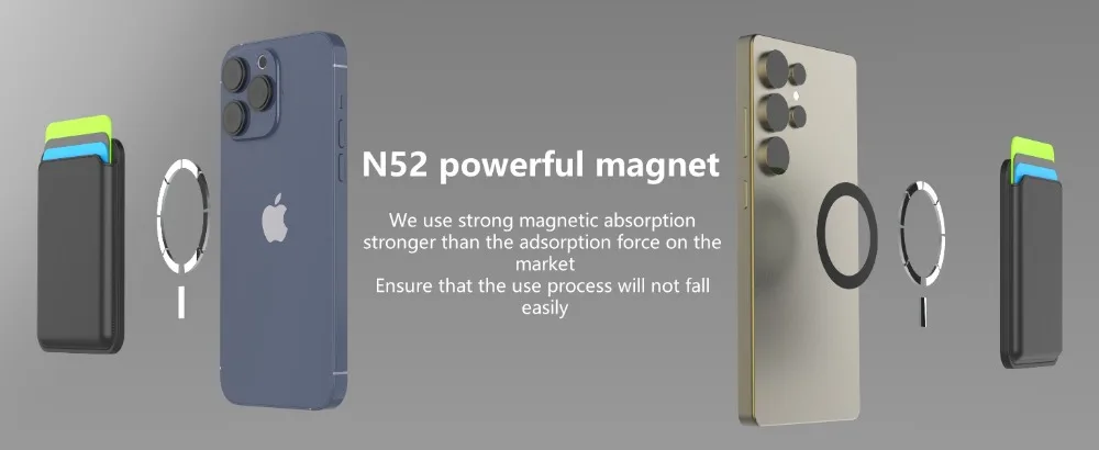 Rikasetu Magnetic Mag-safe Wallet