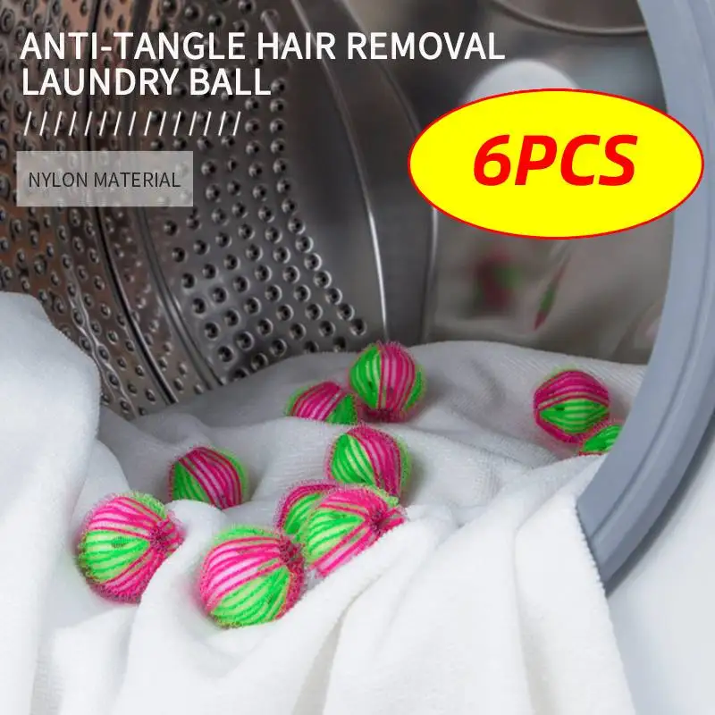 612PcsWashingMachineHairRemoverLaundryBallFluffCleaningLint