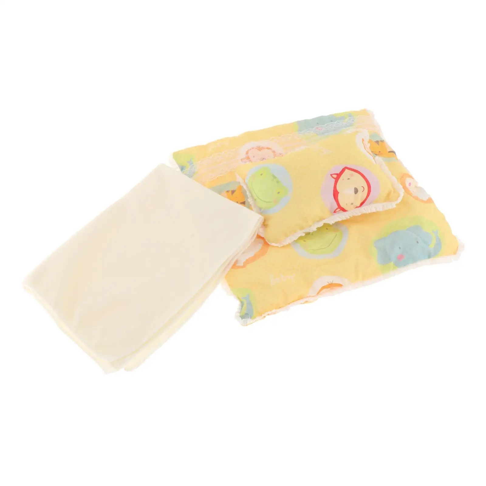 

Кукольный комплект постельного белья с простыней, стеганая подушка для кукол, кукольные подстилки, аксессуары