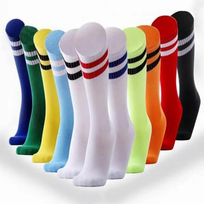 

Socks Legging Knee 1pairs Soccer Sports Baseball Stockings Football Men Women long Socks Cheerleaders stage performance socks