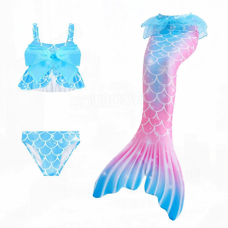 

Girl's Mermaid Swimsuit Diving Swimming Single Webbed Mermaid's Tail For Beach Sand Diving Model Photoshoot