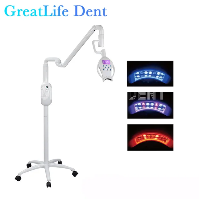 GreatLife Dent Dental Tooth Whitening Machine For Professional Teeth 40W 8LED Bleaching Accelerator Device Whitening Products