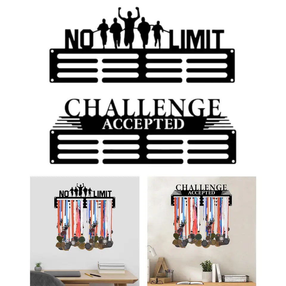 Cintre Porte-Médailles 36 Cm - Affichage Sport Course - Support Pour Médailles De Marathon