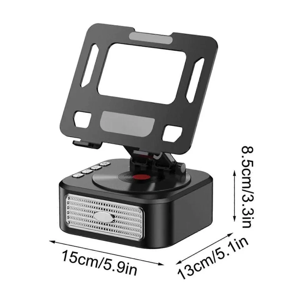 3 in 1 Rotating Tablet Stand Speaker Anti-Slip Base 360 Rotation Bluetooth Speaker Adjustable Stand Tablet