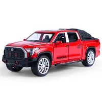 1/32 Tundra Alloy Pickup Car Model Diecast & Toy Metal Off-Road Vehicles Car Model Simulation Sound and Light Childrens Toy Gift 2