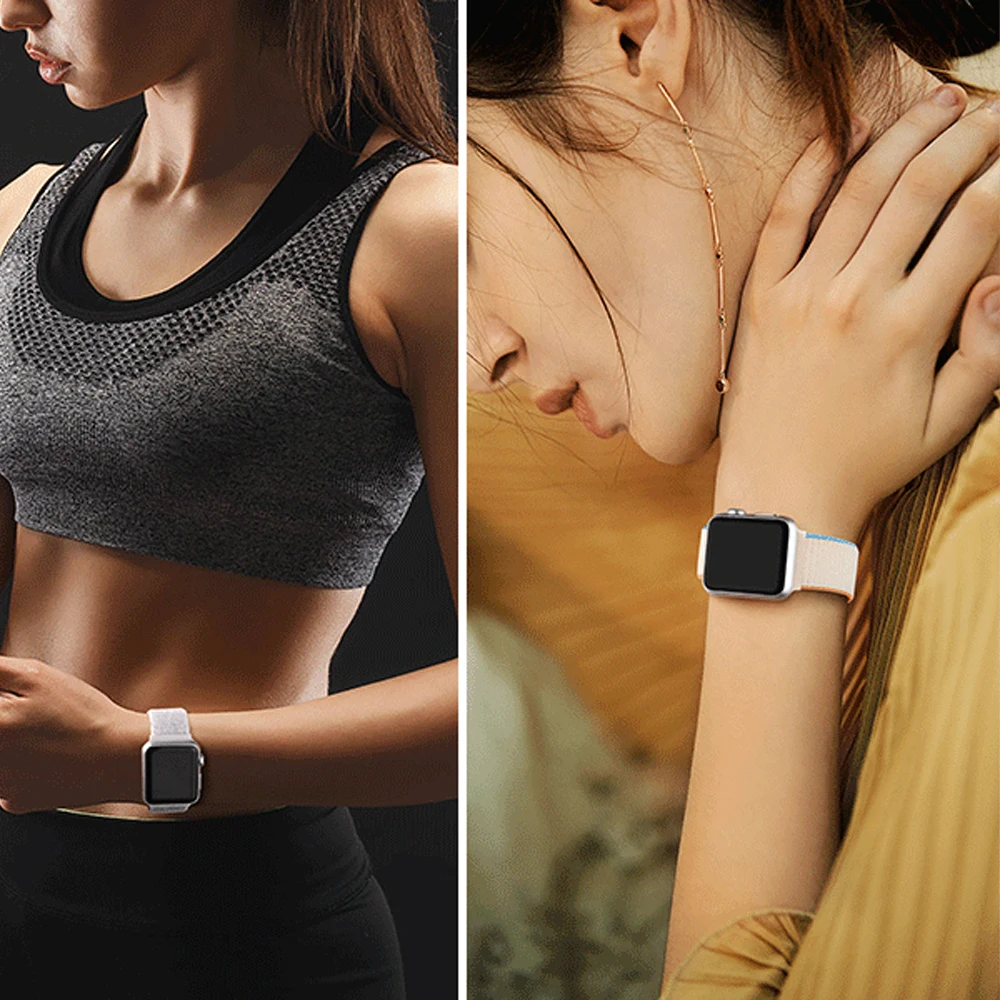 Premium Nylon Strap for Apple Watch - Versatile and Durable Bracelet Correa