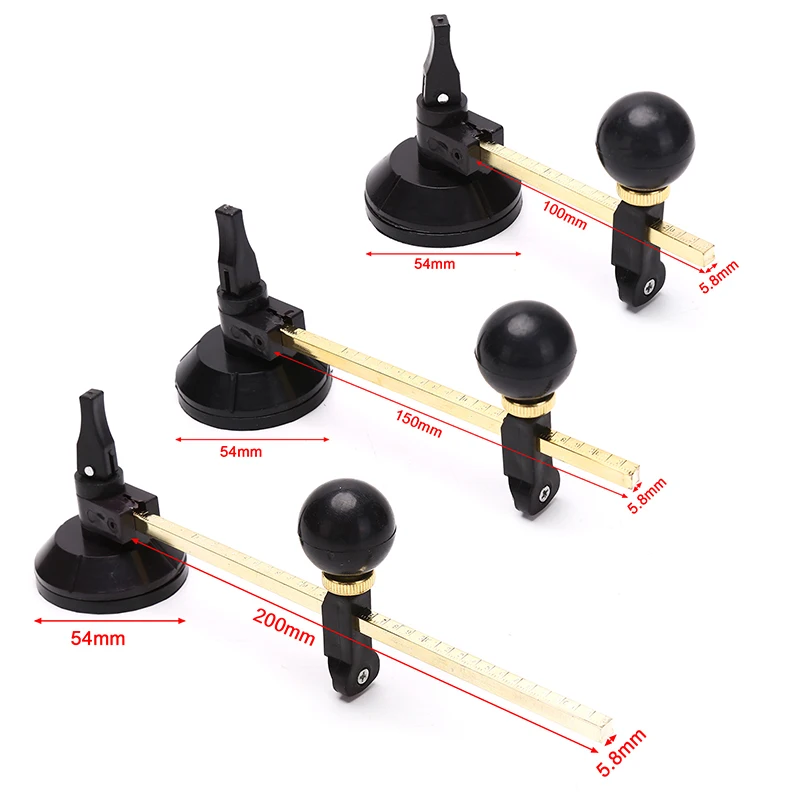 Professional circle circular glass cutter with round handle suction cup tool for glass cutting craft worker & household use glass cutter tile glass cutter tile cutting tool