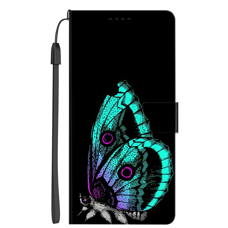 Luxury Leather Magnetic Flip Wallet Case with Stand