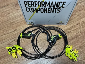 MAGURA MT7 raceline Freno idraulico AWARD-WINNING PERFORMANCE CON QUATURE PISTONI Edizione limitata giallo fluorescente