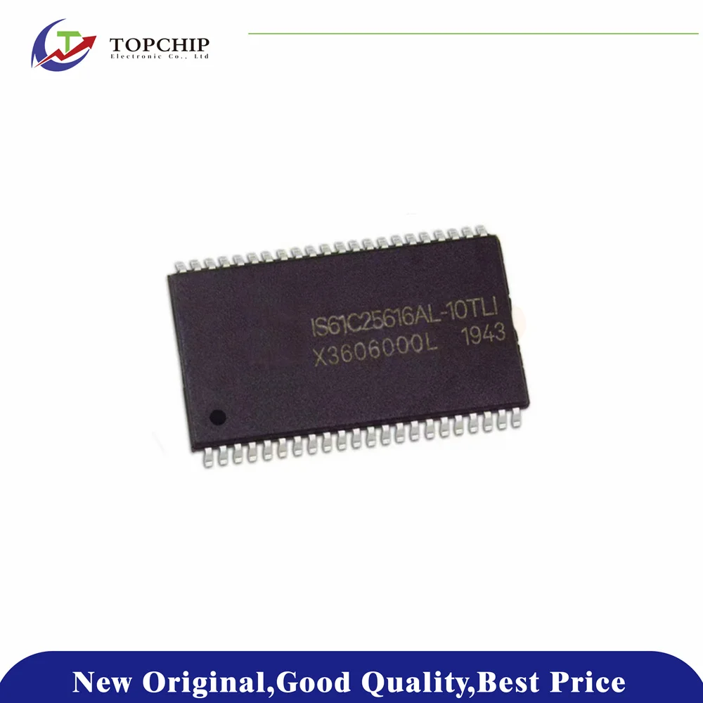 

1Pcs New Original IS61C25616AL-10TLI SRAM - Asynchronous Memory IC 4Mbit Parallel 10 ns 44-TSOP II