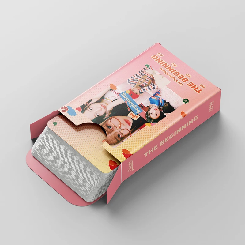 55pcs/set Kpop FIFTY FIFTY THE BEGINNING Lomo Cards Photo Cards Album Photocard Photo album CardsPhoto Fans Gift
