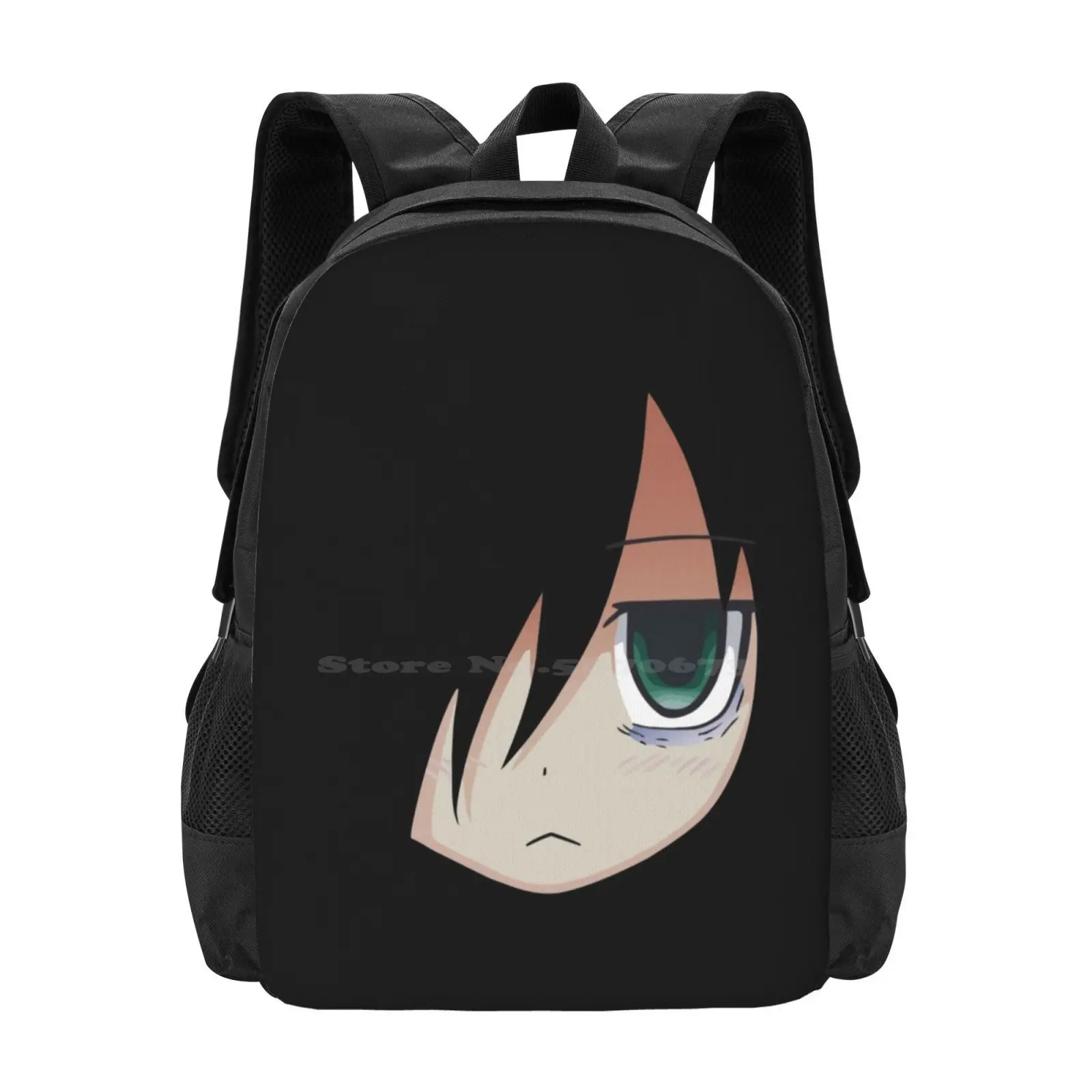

Kuroki Tomoko ( Reduced Size ) Fashion Pattern Design Travel Laptop School Backpack Bag Watamote Anime Japan Since Im Not