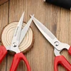 Durable Stainless Steel Household Scissors Sewing Office Scissors Embroidery Leather Fabric Paper Cut Tailor Scissors 5