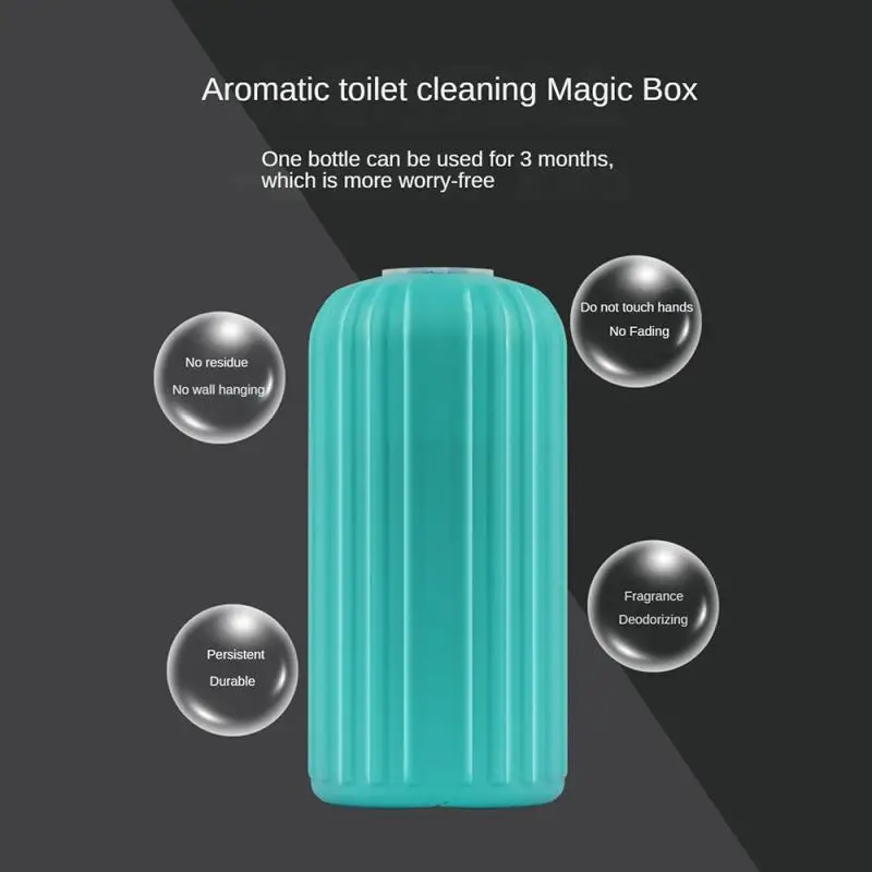 Automatic Blue Toilet Tank Cleaner Gel WC Bowl Cleaning Deodorant Tools Household Bathroom Toilet Odor Fresher Wash Deodorizer
