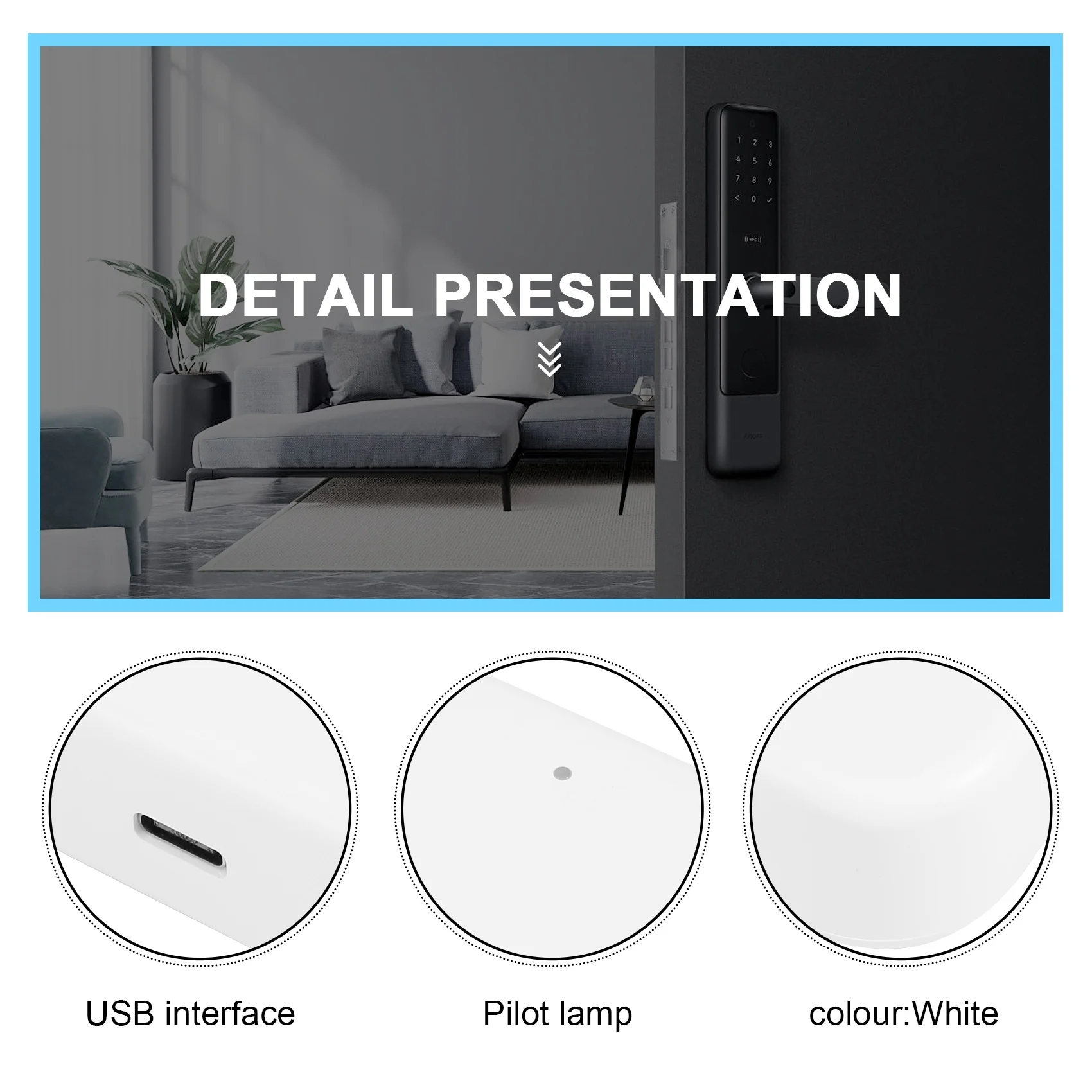 Bluetooth Wifi Gateway Fingerprint Password Smart Electronic Door Lock Home Bridge Ttlock App Control Gateway Hub