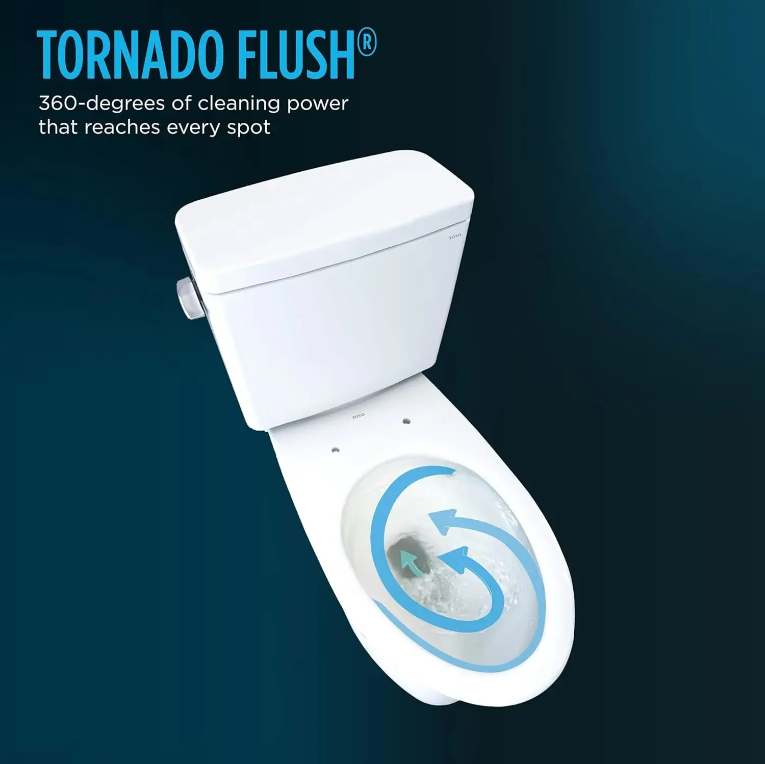 Drake Two-Piece Elongated 1.6 GPF Universal Height TORNADO FLUSH Toilet with CEFIONTECT Cotton White   wider range of people 3