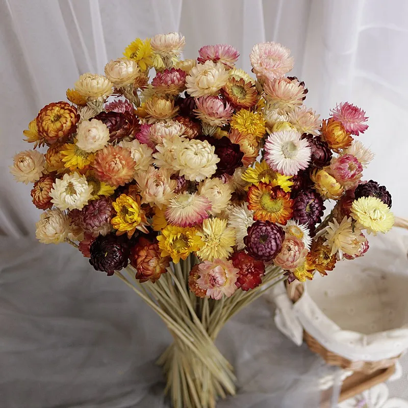 Floral Arrangement Flowers For Special Festival Rose Daisies Air Dried