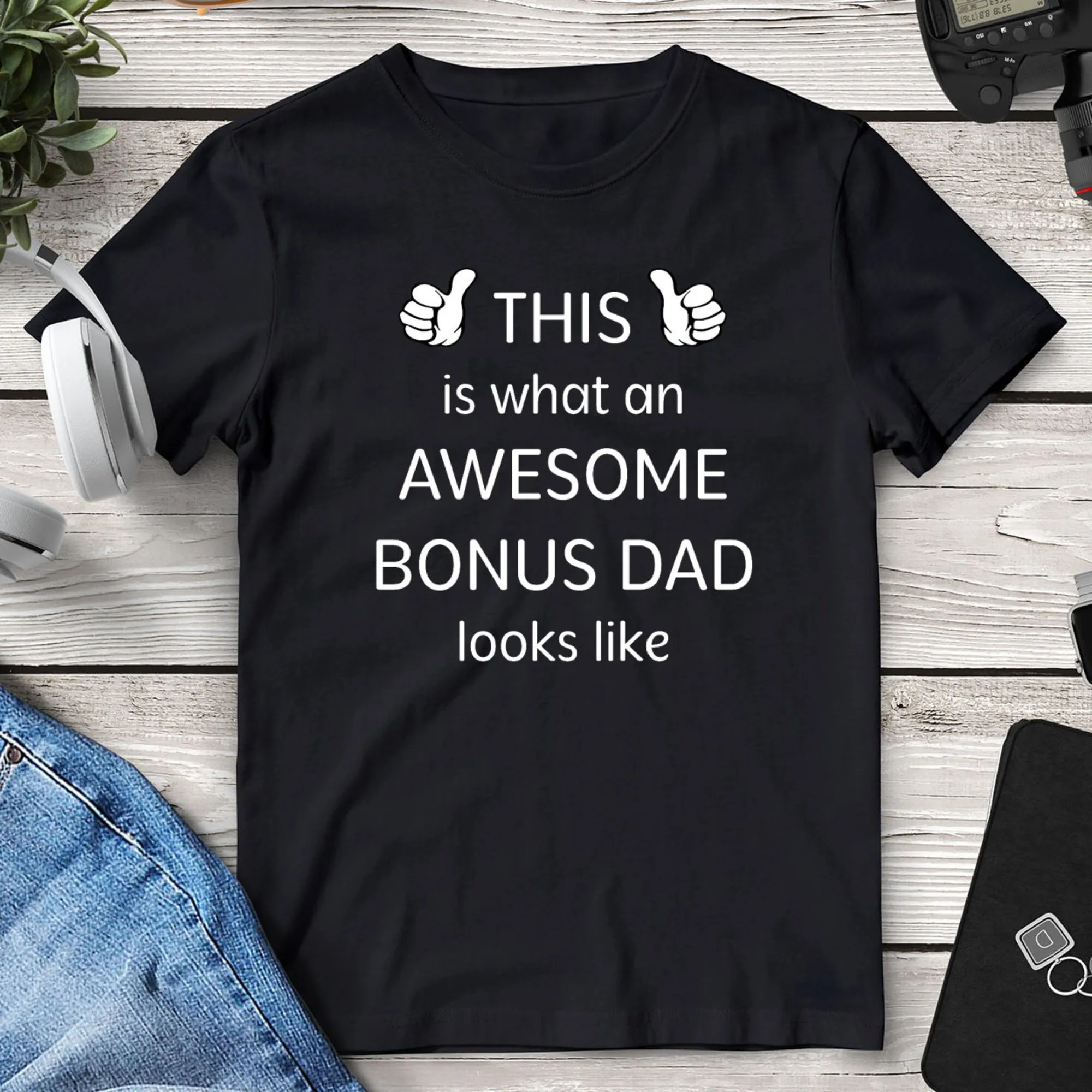 Бонусная футболка для папы с надписью «I Love My Step Father» от дочери
