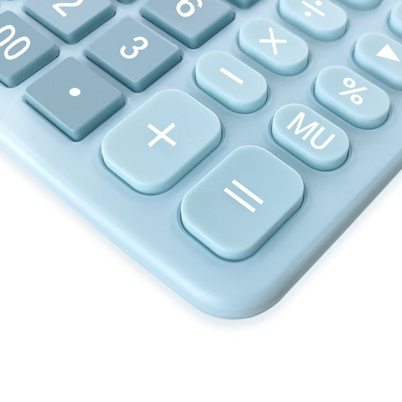 12자리 전자 계산기, 태양열 계산기, 가정, 사무실, 학교, 재무 회계 도구용 이중 전원 공급 계산기