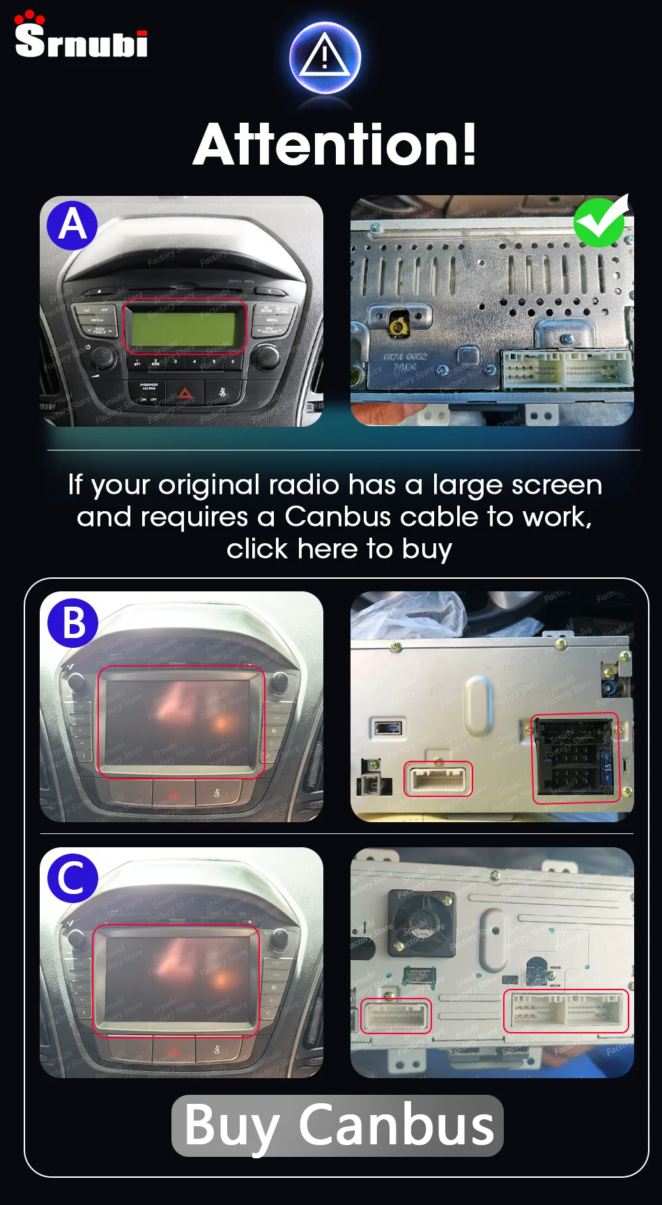 Srnubi Android14 Autoradio für Hyundai Tucson 2 ix35 2009-2015 2Din Multimedia Player Carplay Auto Intelligentes System Bluetooth – Detail 2