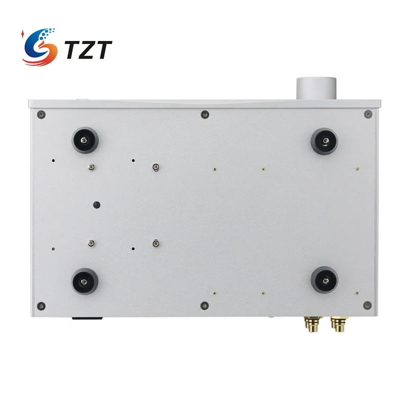 TZT Transaudio JC-2 클래스 A 프리앰프 MAX 버전 프리앰프(실버)는 2개의 전력 증폭기를 지원합니다.