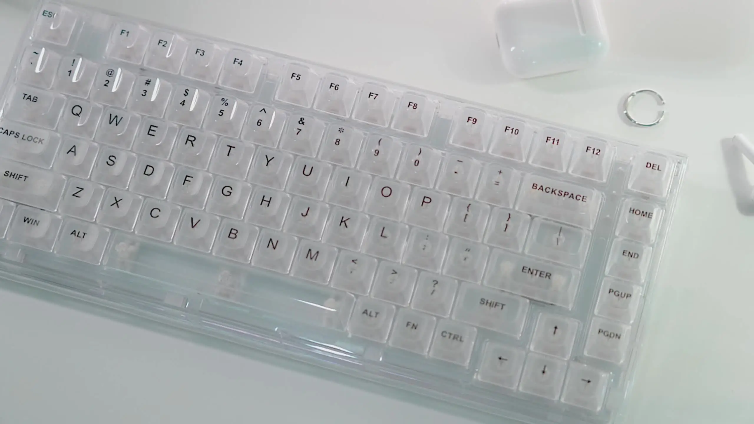 Yunzii-ホットスワップ可能なメカニカルゲーミングキーボード,白