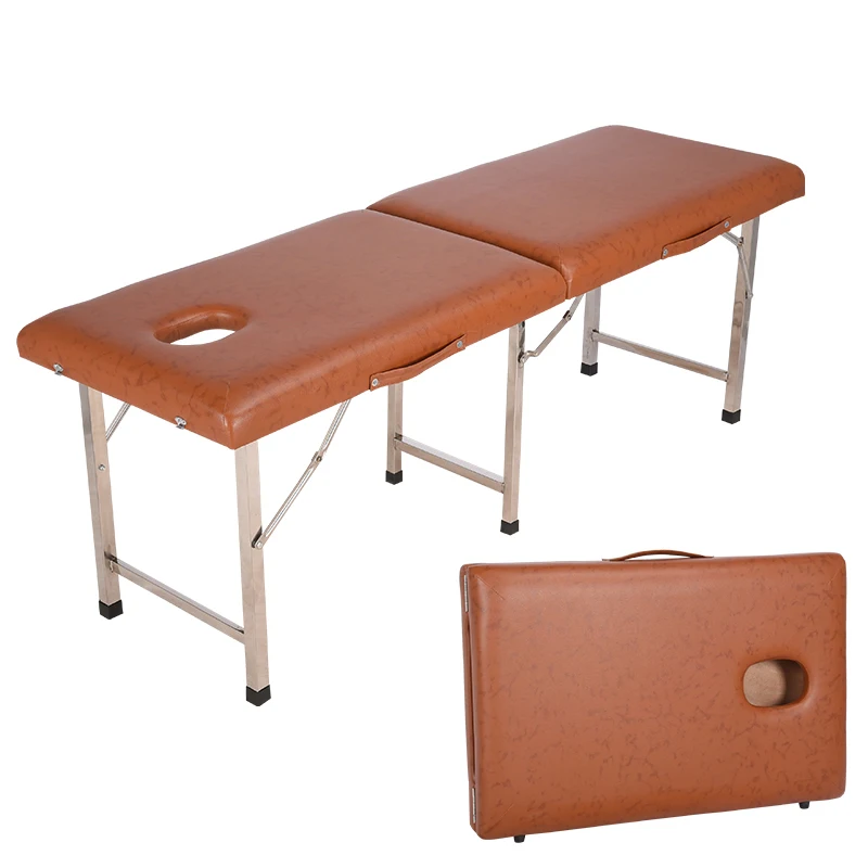 Stretcher Folding Massage Table Pedicure Aesthetic Foldable Bed Mattresses Tattoo Kosmetikliege Massage Furniture MQ50MB